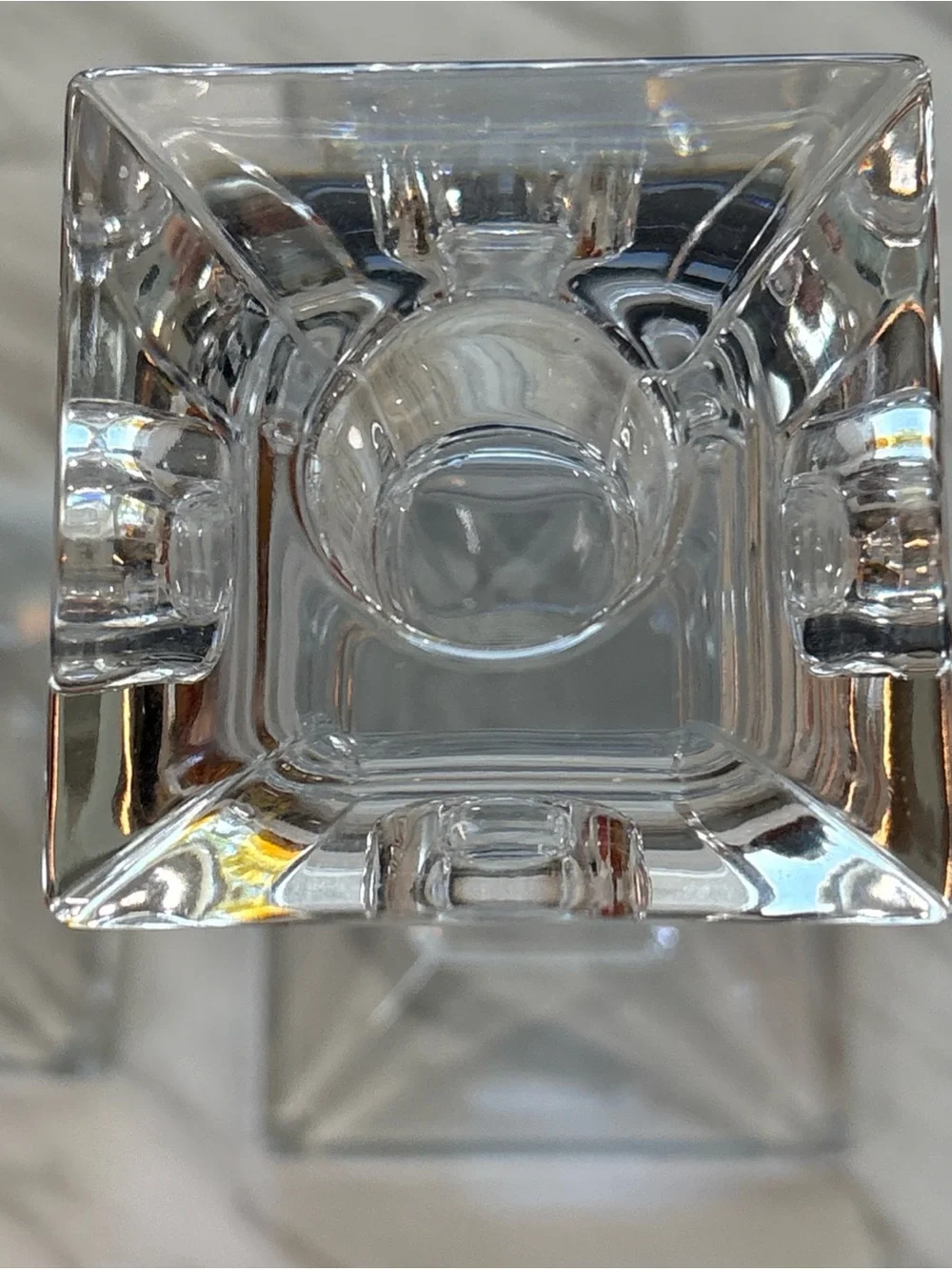 Vintage Waterford Marquis Crystal Treviso Candlestick Holders 8.25 tall